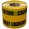 150mm x 365m Underground Tape - 'Caution Street Lighting Cable Below'