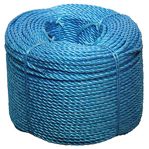 10mm x 220m Blue Poly Rope
