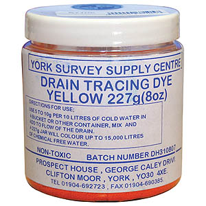 8oz (227g) Powder Drain Dye - Yellow