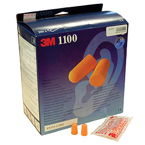 3M Ear Plugs c/w Dispenser (200 pairs)