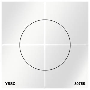 300 x 300mm Acrylic Black Cross Target