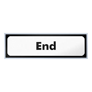 Supplementary Plate - 'End'