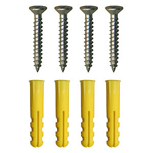 Screw and Wall-Plug Fixing Pack