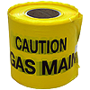 150mm x 365m Underground Tape - 'Caution Gas Main Below'