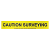 Vehicle Sign - 'Caution Surveying' ClingFilm - 600 x 100mm
