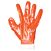Red PVC Work Gloves