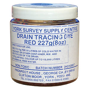 8oz (227g) Powder Drain Dye - Red