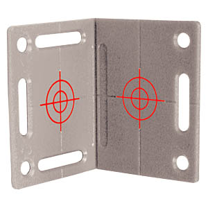Grey Right Angled Wall Target