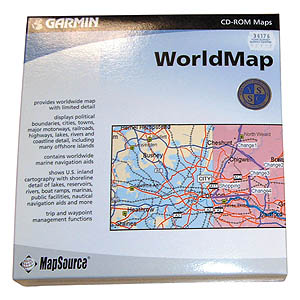 Mapsource Worldmap CD-ROM