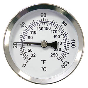 60mm Magnetic Dial Thermometer