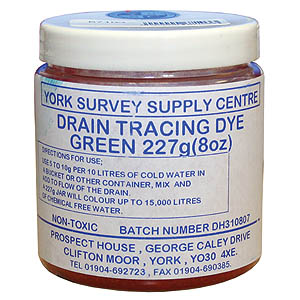 8oz (227g) Powder Drain Dye - Green