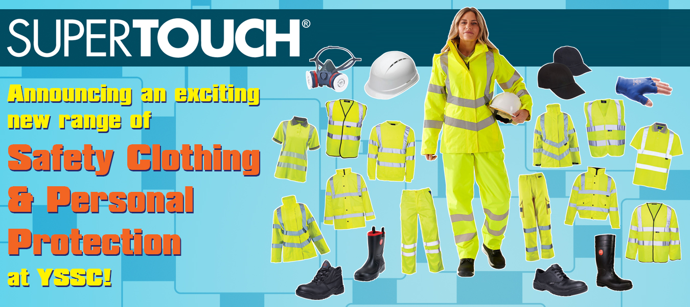 Check out the new range of safety clothing and personal protection from Supertouch!