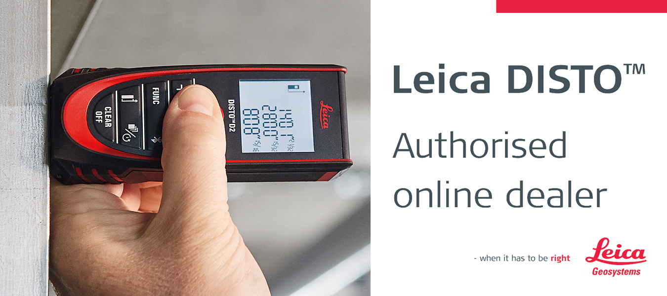 Leica DISTO - the innovative hand-held laser distancemeter for fast and easy measurements!