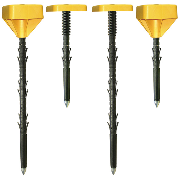 Stake Chase Gound Making Whiskes Yellow 6 Inch 500-Count
